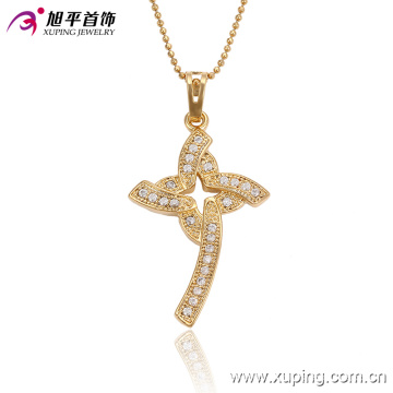 32511 Xuping compras on-line top grade modelos de explosão quente delicado pingente de ouro dançando pedra jóias